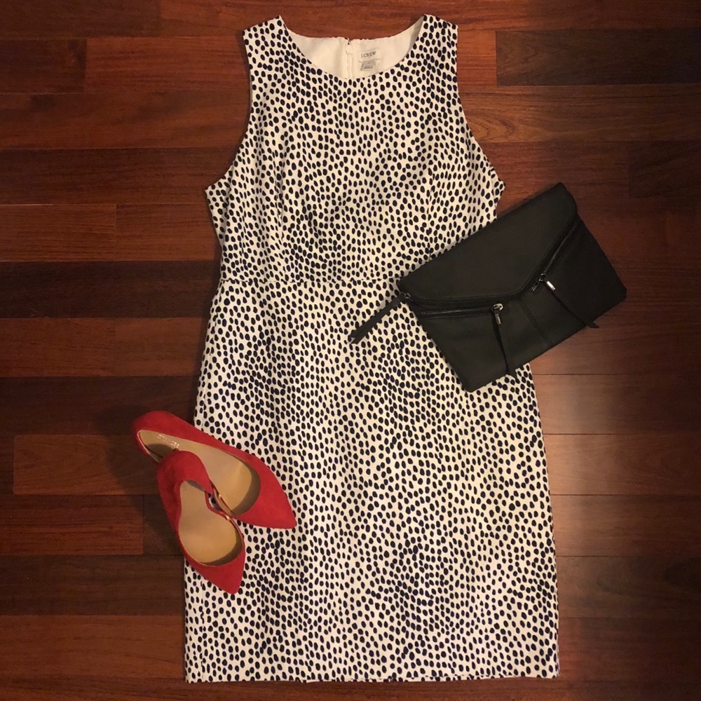 ⭐️HP⭐️ NWT - J. Crew Animal Print Sheath Dress